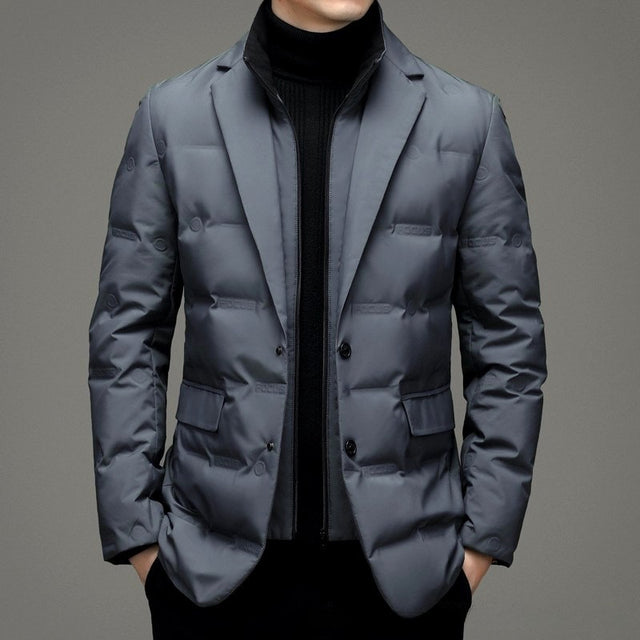 Anders - Men's Zip-Up Down Puffer Jacket