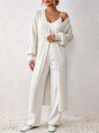 Gloria - Women's Longline Button Front Knit Cardigan Dress 3
