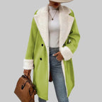 Lauren - Women's Wool Blend Double-Breasted Coat 4