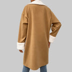 Lauren - Women's Wool Blend Double-Breasted Coat 5