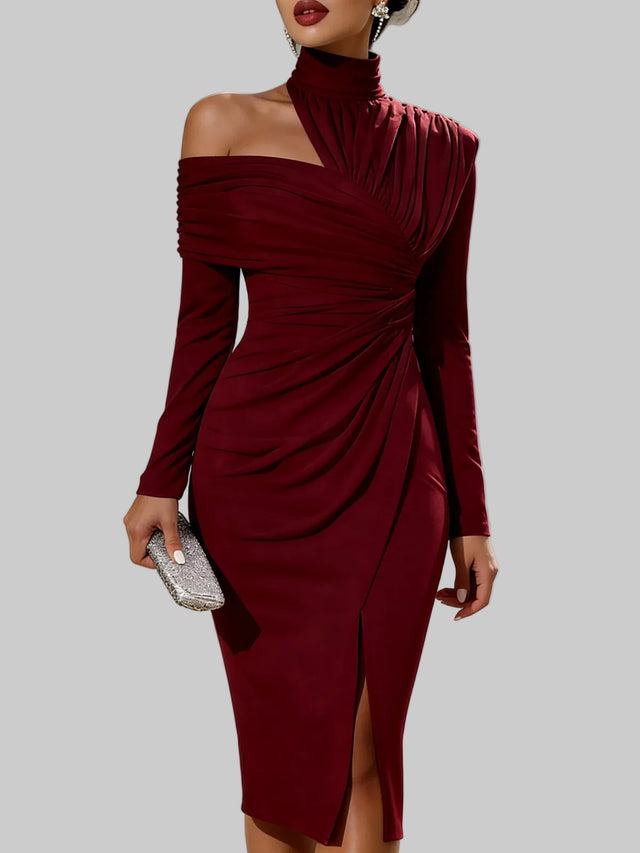 Shakira  - Women's Ruched Off-Shoulder Dress 4