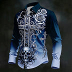 Adrien - Men's Halloween Graphic Long Sleeve Shirt 29