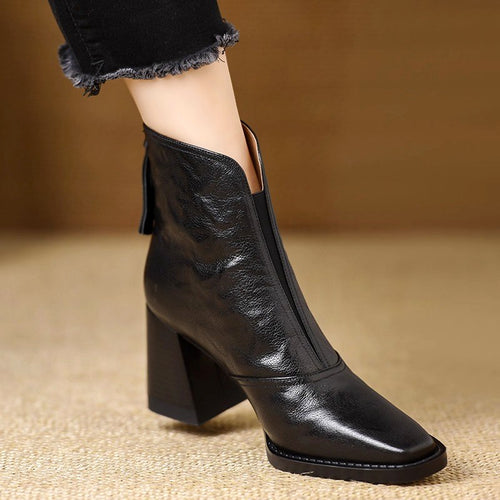 Amara - Women's Sleek Pointed Toe Ankle Boots 2