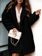 Anne - Women's Oversized Sherpa Longline Jacket 4