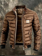 Arthur - Men's Quilted Stand Collar Puffer Jacket 4