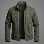 Axel - Men's Vintage-Washed Cotton Zip Jacket