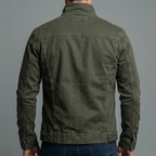 Axel - Men's Vintage-Washed Cotton Zip Jacket