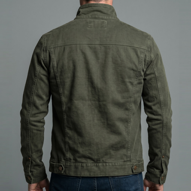 Axel - Men's Vintage-Washed Cotton Zip Jacket
