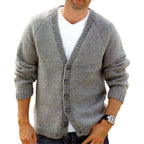 Cameron - Men's V-Neck Knit Button Cardigan 2