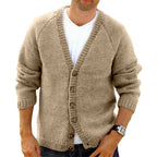 Cameron - Men's V-Neck Knit Button Cardigan 4