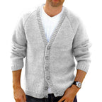 Cameron - Men's V-Neck Knit Button Cardigan 6
