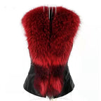 Catherine - Women's Faux Fur Statement Vest 3
