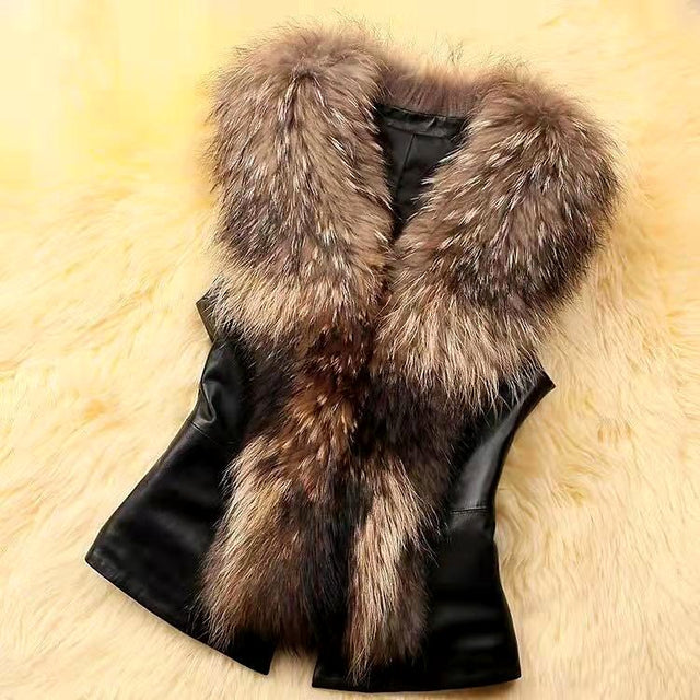 Catherine - Women's Faux Fur Statement Vest 9