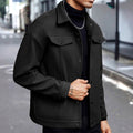 Cory - Men's Flap Pocket Collared Jacket 1