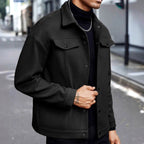 Cory - Men's Flap Pocket Collared Jacket 1