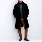 Cristian - Men's Wool Notched Lapel Overcoat 2