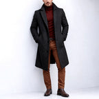 Cristian - Men's Wool Notched Lapel Overcoat 3