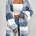 Fernanda - Women’s Color Block Oversized Knit Cardigan 1