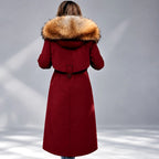 Filomena - Women's Oversized Fur Hood Long Parka Coat 7