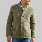 Frederick - Men's Wool Blend Stand Collar Jacket 4