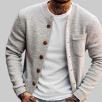 Gerald - Men's Round Neck Knit Cardigan 3