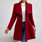 Hester - Women’s Double-Breasted Tailored Long Coat 4