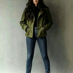 Jennifer - Women's Double Pocket Button Coat 10