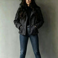 Jennifer - Women's Double Pocket Button Coat 2