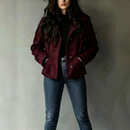 Jennifer - Women's Double Pocket Button Coat 5