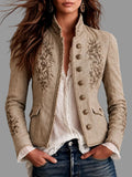 Juliette - Women's Vintage Style Embroidered Jacket 2