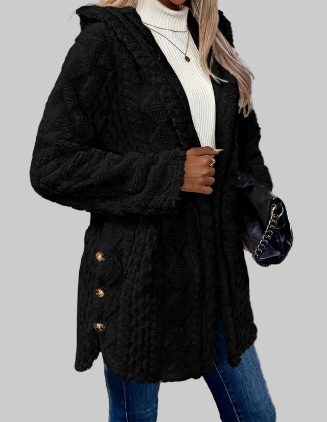 Katherine - Women's Soft Fleece Hooded Jacket 4