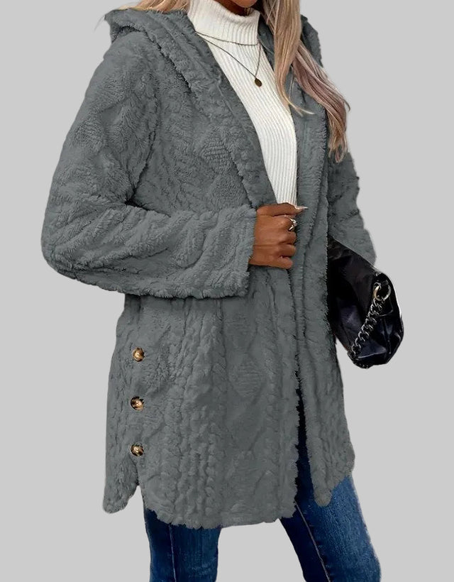 Katherine - Women's Soft Fleece Hooded Jacket 6