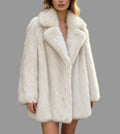 Katrina - Women's Plush Faux Fur Statement Coat