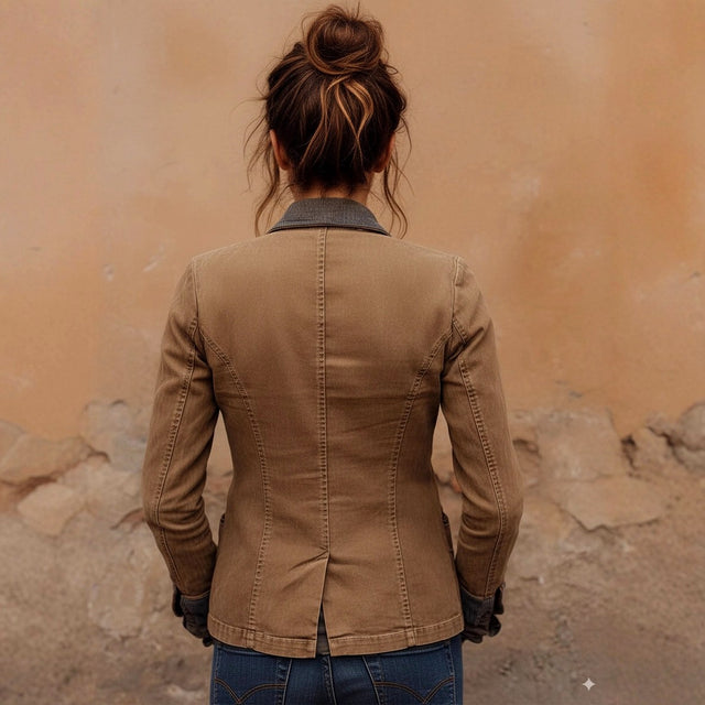 Kelly - Women's Concho Button Tailored Jacket 3