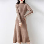 Marlene - Women's Fitted Ribbed Knit Dress 6