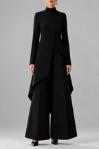 Mia - Women's Asymmetric Layered Trouser Set 3