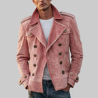 Nathan - Men's Double-Breasted Lapel Jacket 2