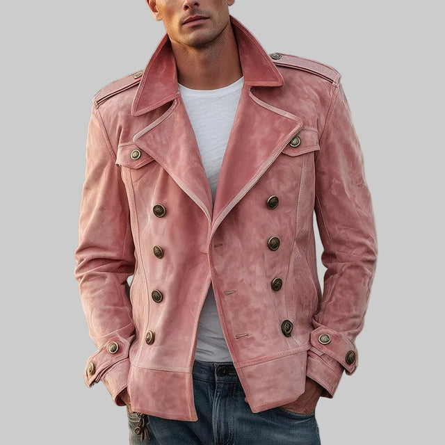 Nathan - Men's Double-Breasted Lapel Jacket 2