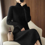 Sonia - Women's Ribbed Long Sleeve Knit Dress 3