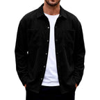 Vincent - Men's Ribbed Corduroy Button-Up Jacket 9